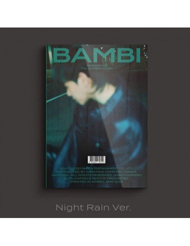 BAEKHYUN (EXO) 3rd Mini Album Bambi – album (Night Rain (GREEN) / / ) | HobiEgo