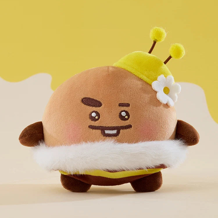 BT21 Minini Honeybee Doll Tape Measure Keyring