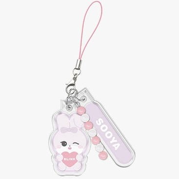 BLACKPINK DEADLINE Tour Character Lightstick Airtube Keyring – merch (Sooya - Jisoo / / ) | HobiEgo