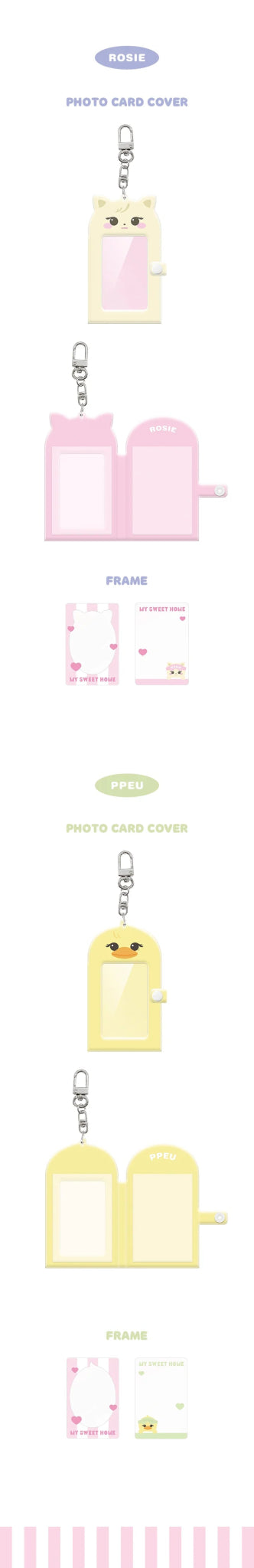 BLACKPINK DEADLINE Tour Character Photocard Cover & Frame Set – merch (Ppeu - Lisa / / ) | HobiEgo