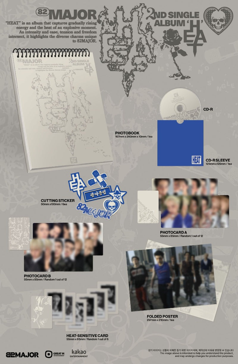 82MAJOR 2nd Single Album HEAT (PHOTOBOOK Version)