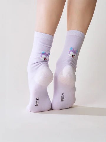 BT21 COLOUR FACE SOCKS BASIC – merch (J - Hope = Mang / / ) | HobiEgo