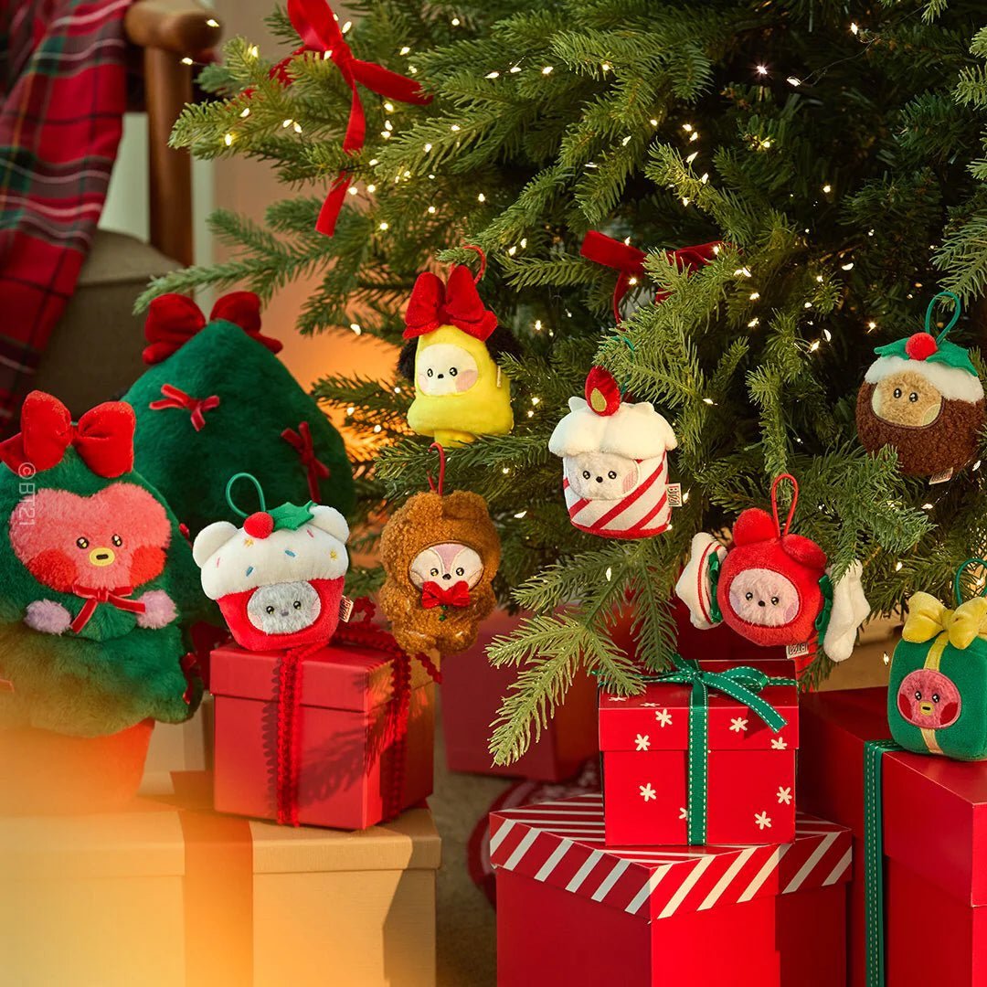BT21 Mini Minini ORNAMENT PLUSH KEYRING PETITE HOLIDAY – merch (RM = Koya / / ) | HobiEgo