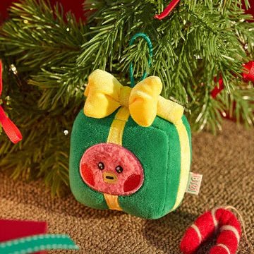 BT21 Mini Minini ORNAMENT PLUSH KEYRING PETITE HOLIDAY – merch (V = Tata / / ) | HobiEgo