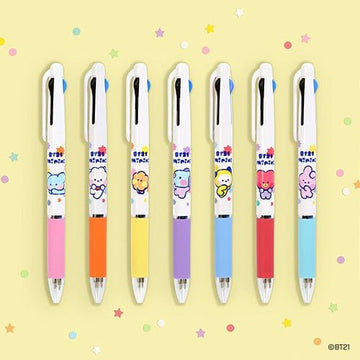 BT21 Minini 3 Colour Ball Point Pen – merch 8809883260219 (Koya / / ) | HobiEgo