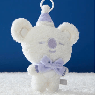 BT21 Official Snowman Plush Keyring 15cm – merch (RM = Koya / / ) | HobiEgo