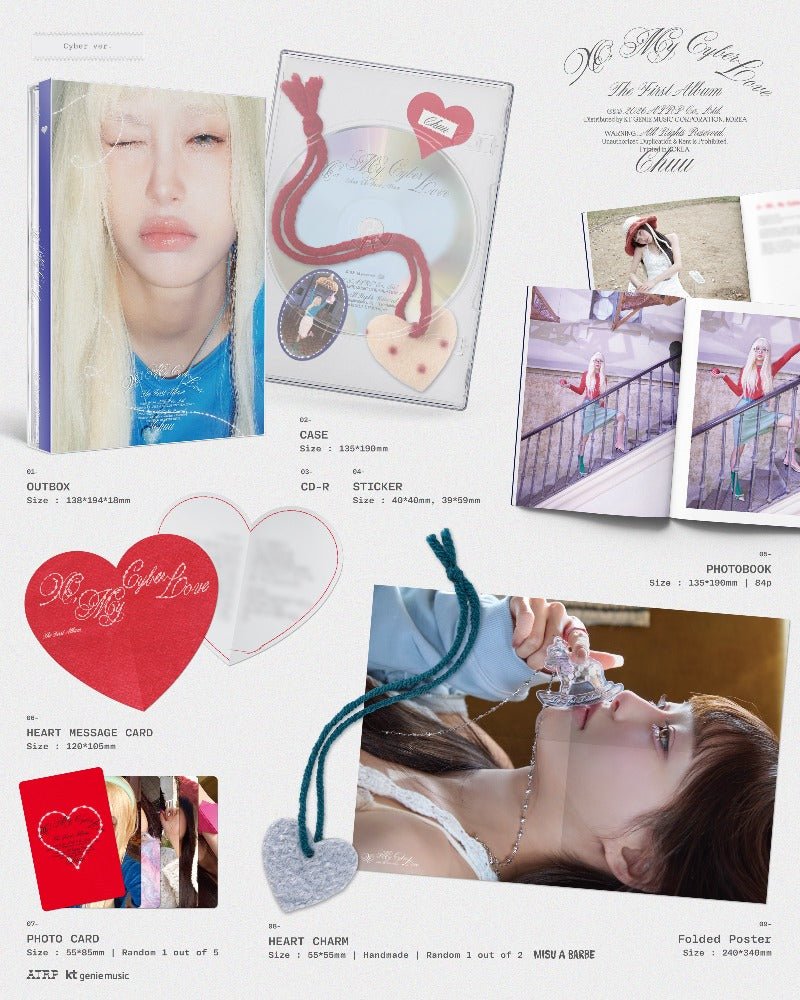 CHUU 1st Album XO, My Cyberlove (Cyber Version) – album 8809314517059 ( / / ) | HobiEgo