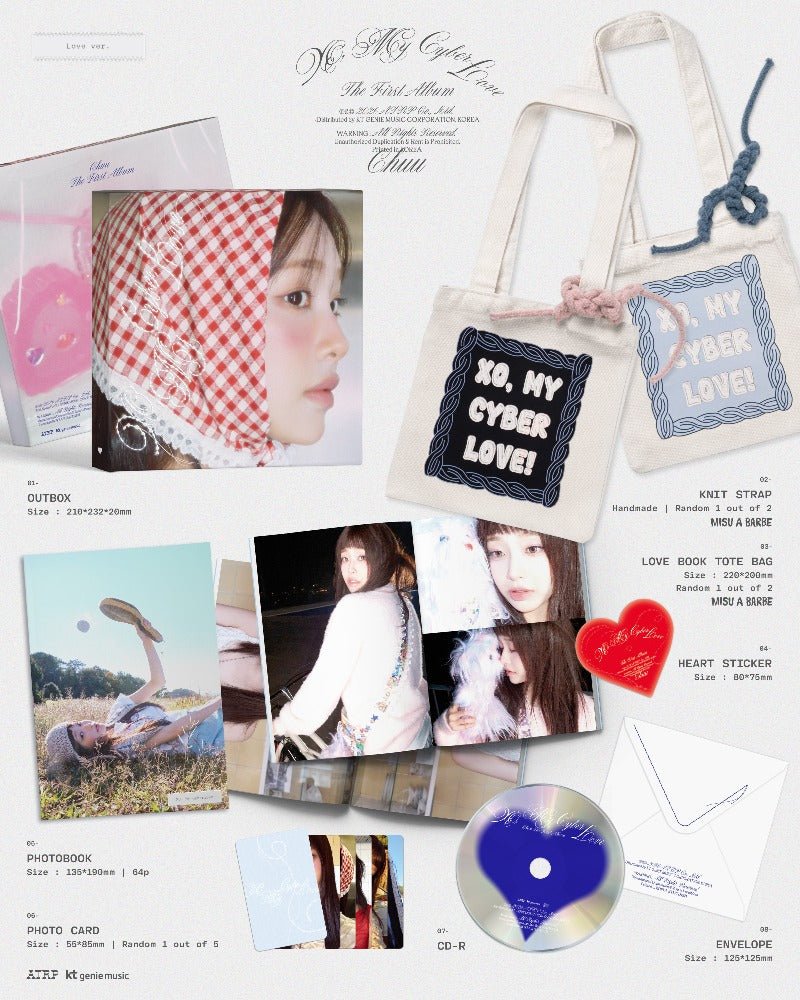 CHUU 1st Album XO, My Cyberlove (Love Version) – album 8809314517066 ( / / ) | HobiEgo