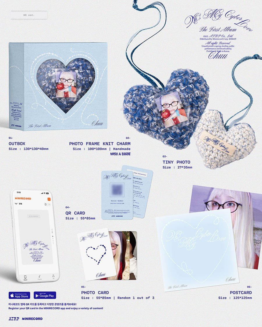 CHUU 1st Album XO, My Cyberlove (XO Version) – album 8800355490004 ( / / ) | HobiEgo