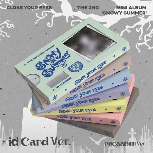 CLOSE YOUR EYES 2nd Mini Album Snowy Summer (ID Card POCA ALBUM) – album (Jeon Minwook / / ) | HobiEgo