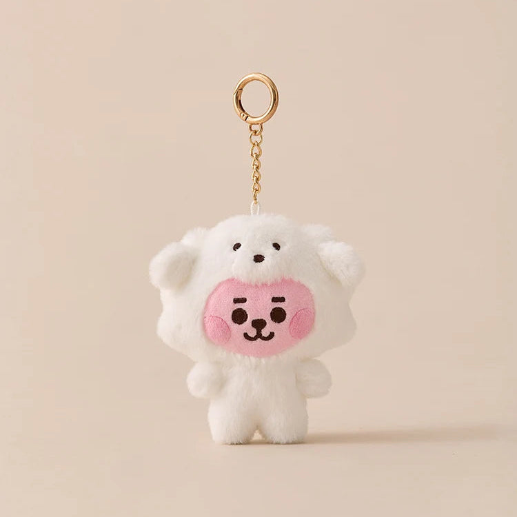 BT21 Baby Fluffy Plush Keyring