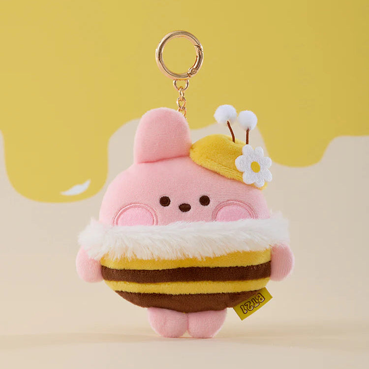 BT21 Minini Honeybee Doll Tape Measure Keyring