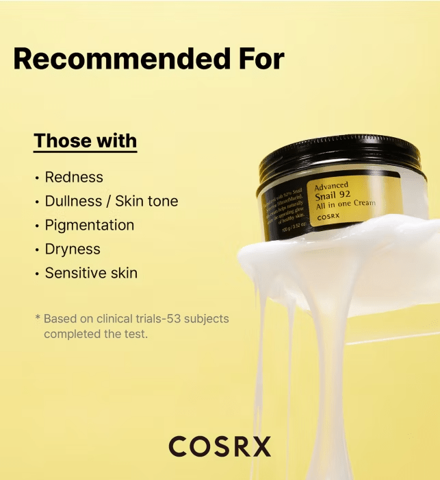 COSRX ADVANCED SNAIL 92 All in one Cream 100ml – makeup 8809416470016 ( / / ) | HobiEgo K - pop Shop