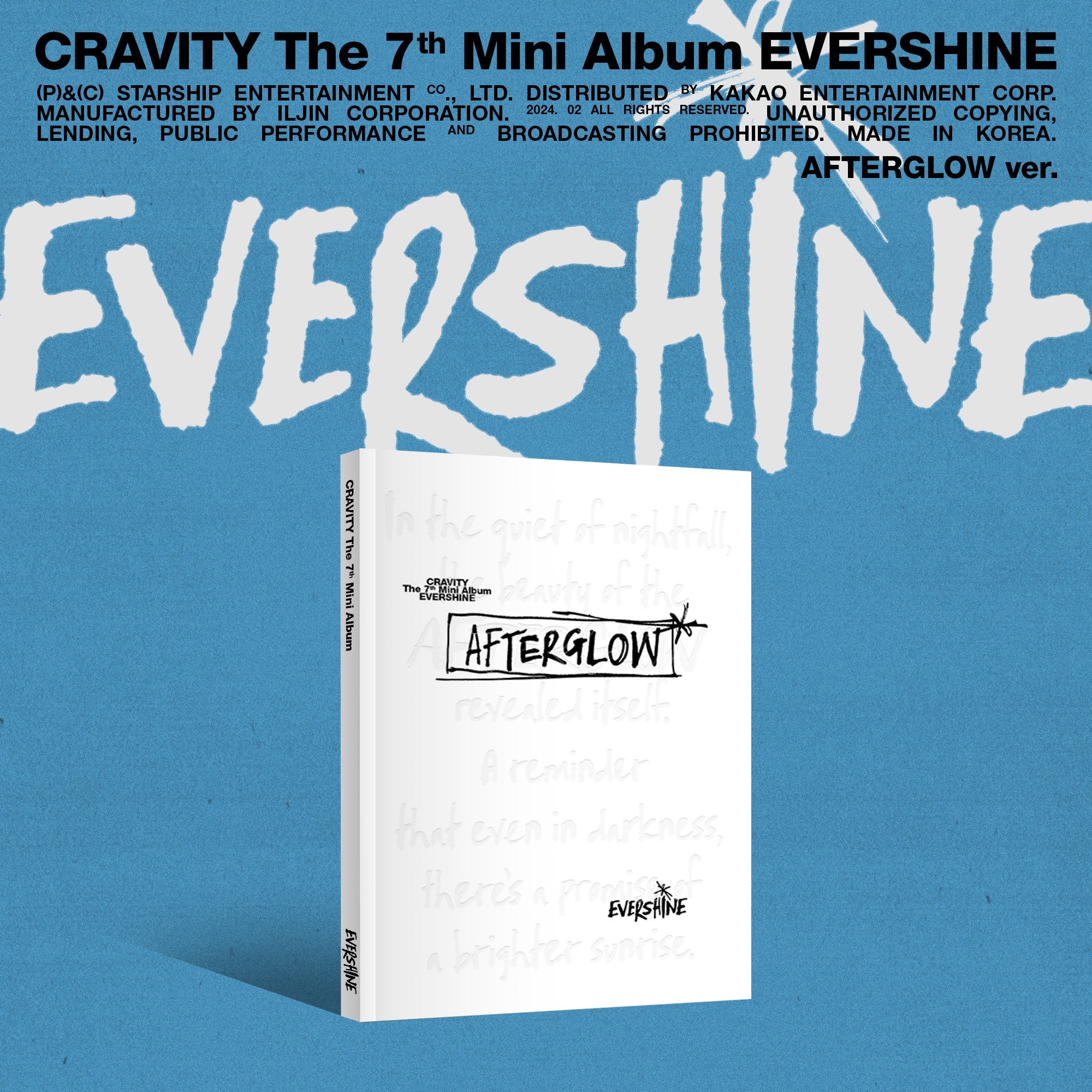 CRAVITY 7th Mini Album EVERSHINE Photobook Version – Photo Book (Afterglow / / ) | HobiEgo