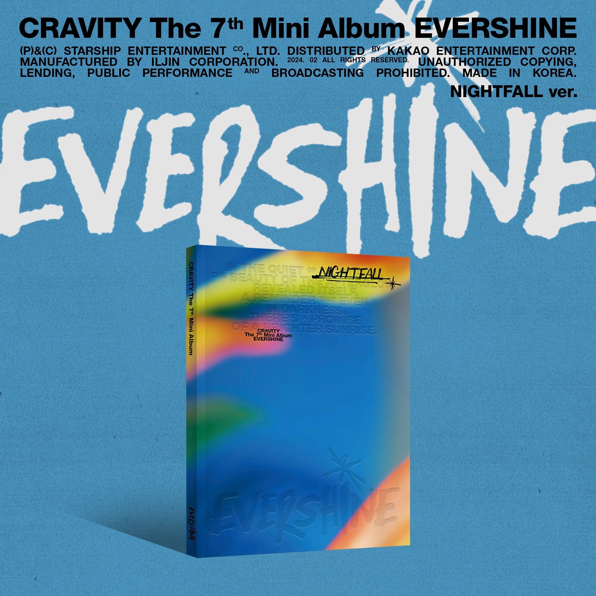 CRAVITY 7th Mini Album EVERSHINE Photobook Version – Photo Book (Nightfall / / ) | HobiEgo