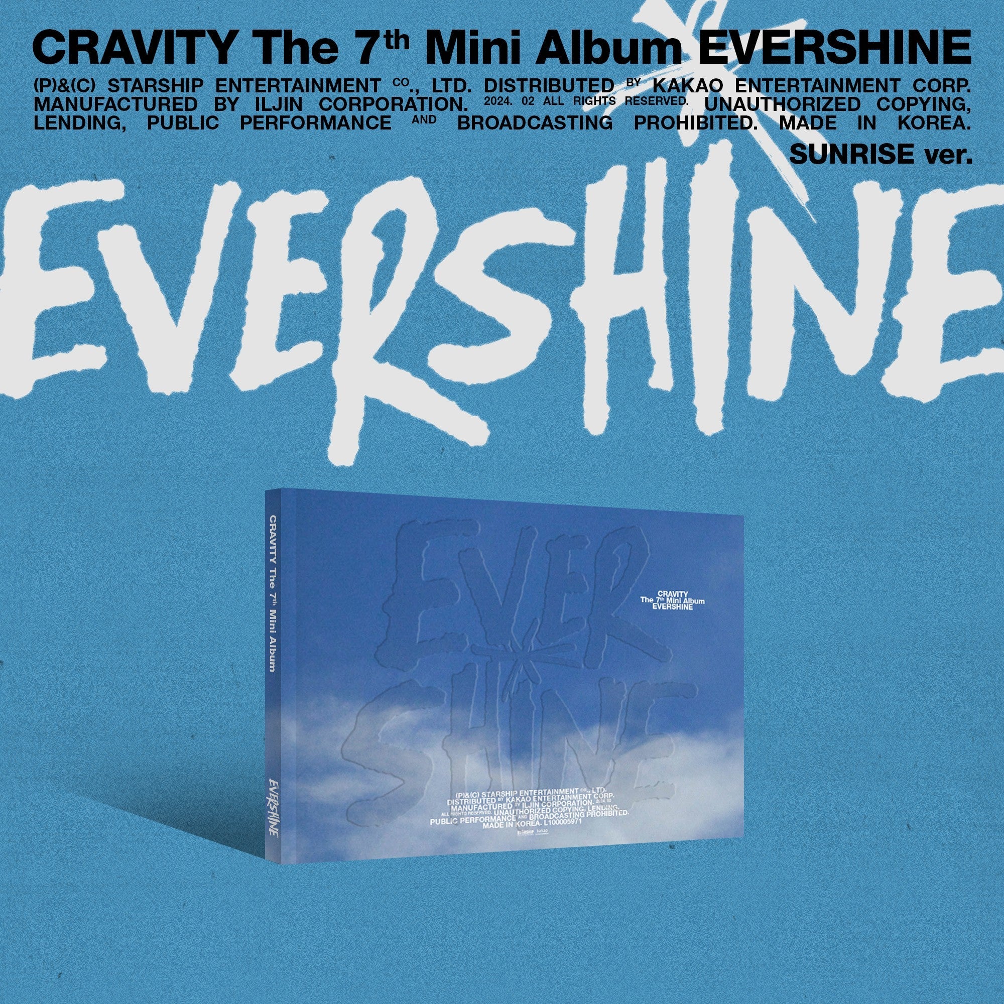 CRAVITY 7th Mini Album EVERSHINE Photobook Version – Photo Book (Sunrise / / ) | HobiEgo