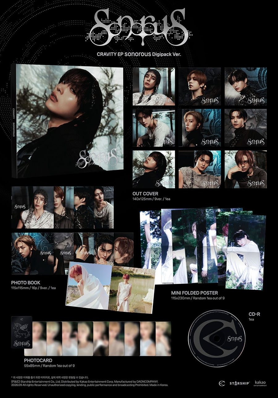 CRAVITY EP sonorous (Digipack Version Limited)