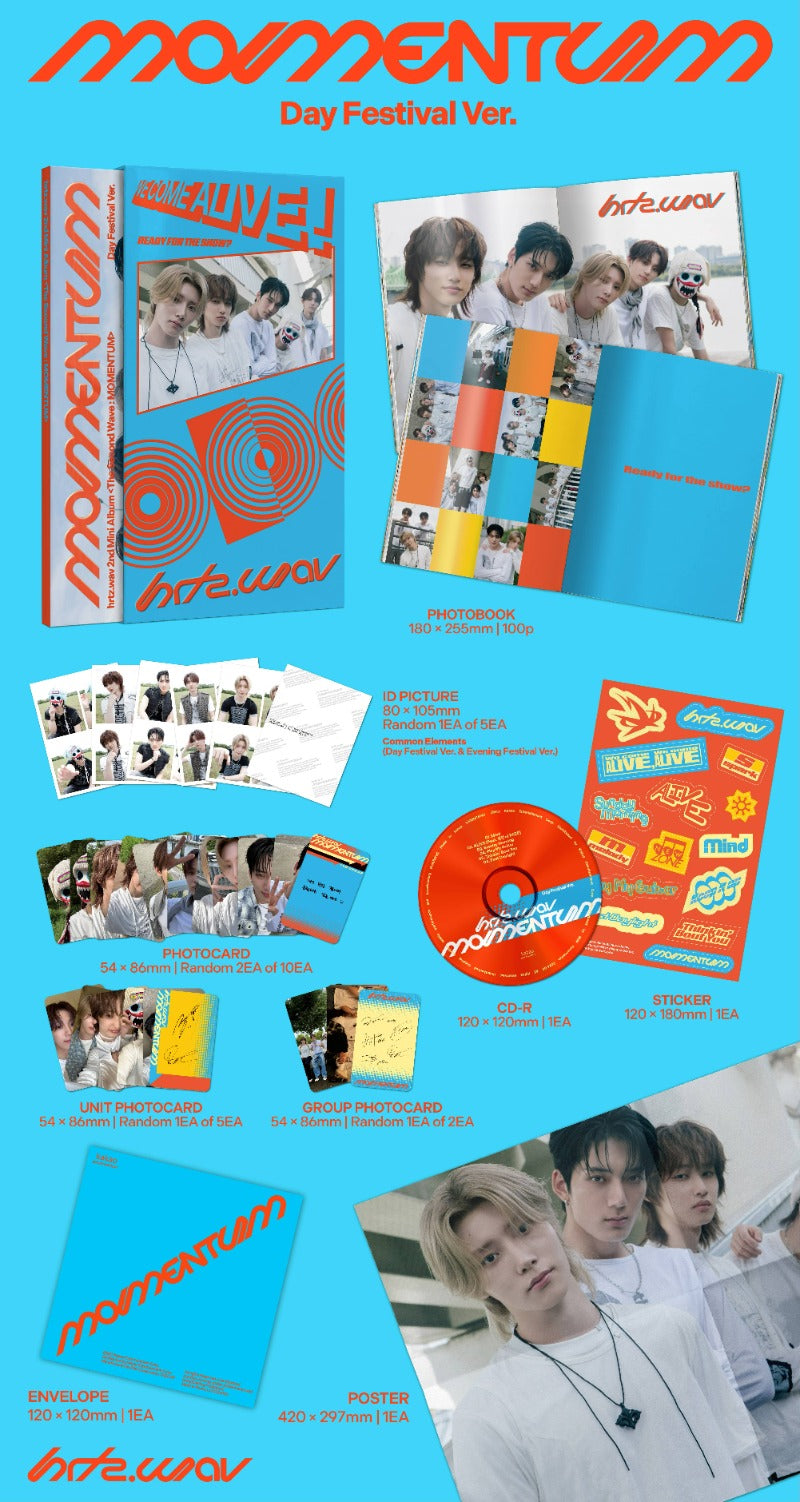 hrtz.wav 2nd Mini Album The Second Wave : MOMENTUM