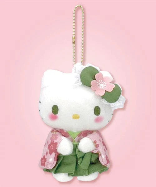 Matcha Kimono Hello Kitty Mascot 204233-24