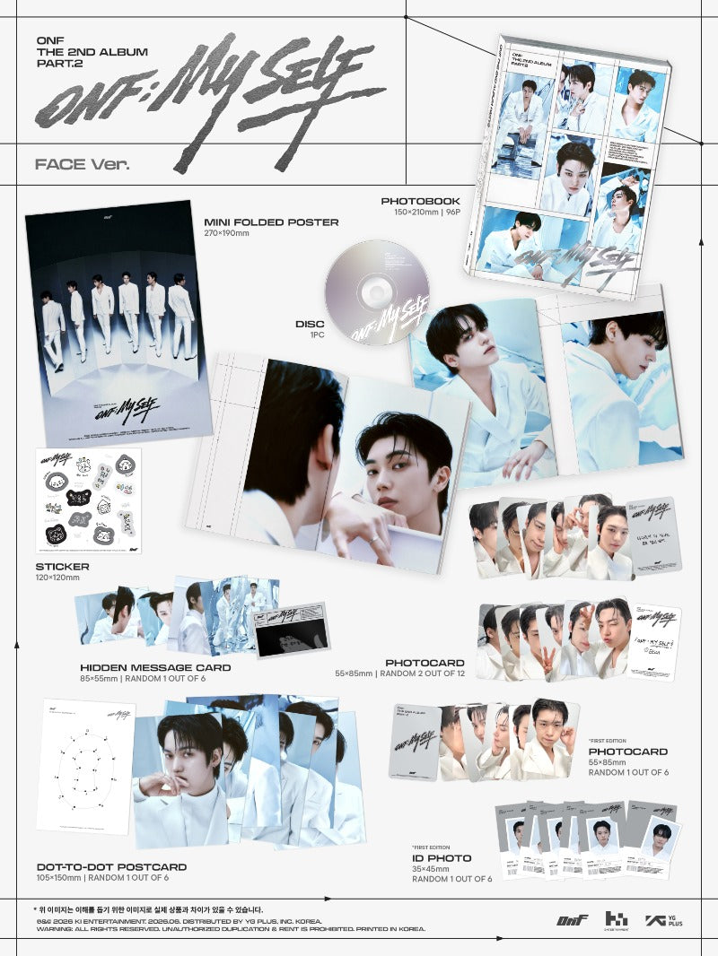 ONF ONF:MY SELF Album Photobook Version