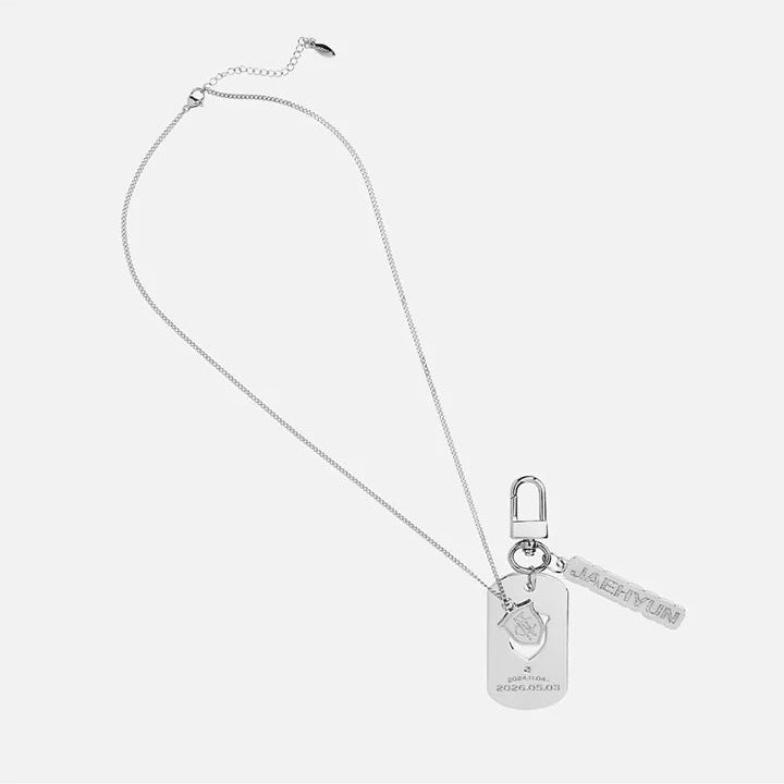 JAEHYUN (NCT 127) Welcome Home OFFICIAL MD NECKLACE & TAG KEYRING