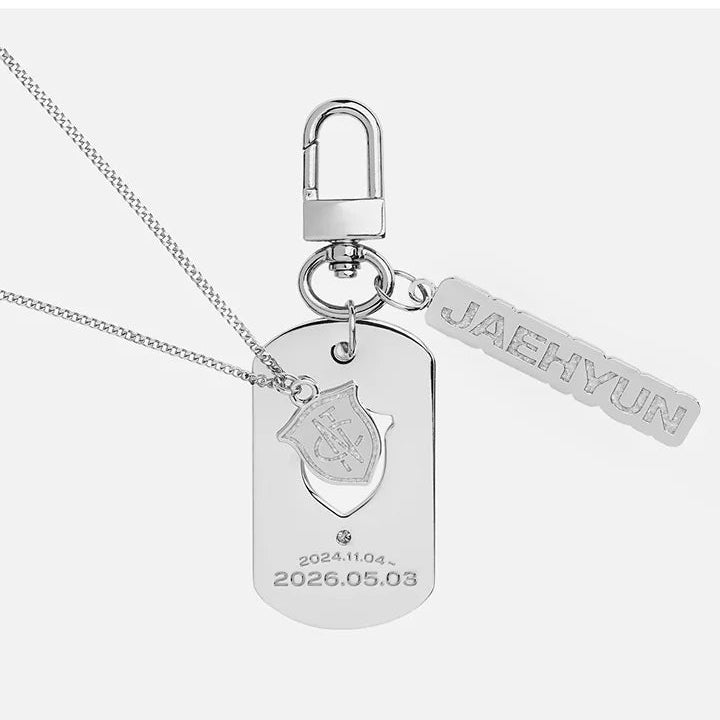 JAEHYUN (NCT 127) Welcome Home OFFICIAL MD NECKLACE & TAG KEYRING