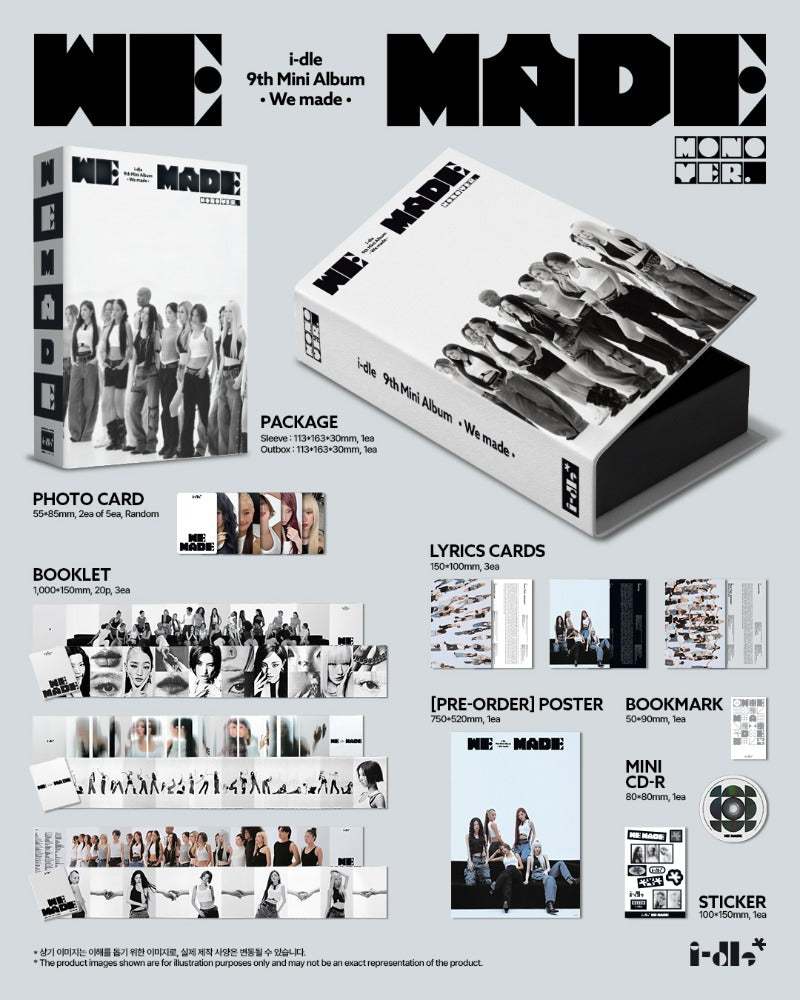 i-dle 9th Mini Album We made (A Version)