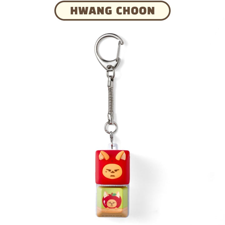TXT Hey! APPUL PPULBATU OFFICIAL MD Keycap Keyring Apple Version