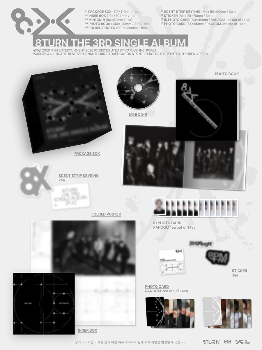 8TURN – The 3rd Single Album 8.X