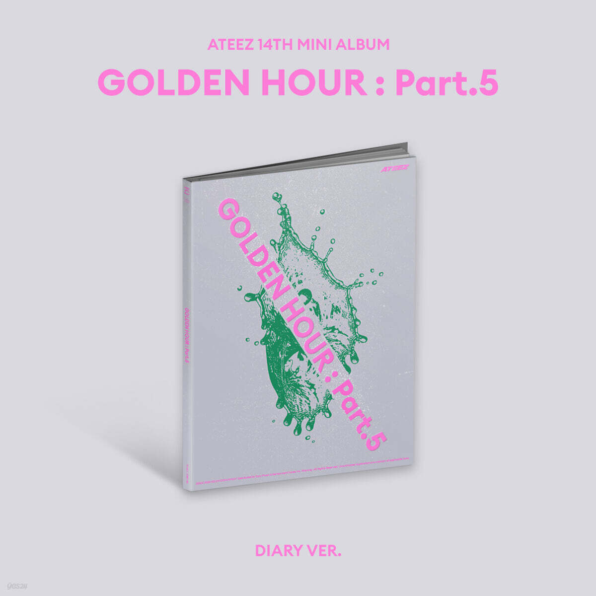 PRE-ORDER ATEEZ 14th Mini Album GOLDEN HOUR : Part.5 + Sound Wave POB