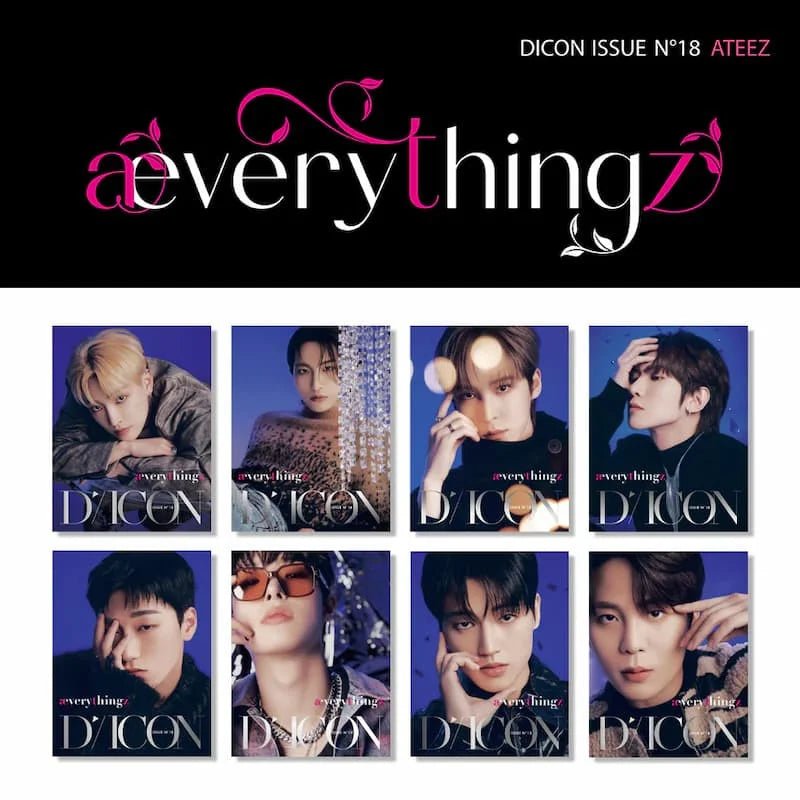 DICON ISSUE N°18 ATEEZ : æverythingz (Member Version) – Dicon (Hongjoong / / ) | HobiEgo