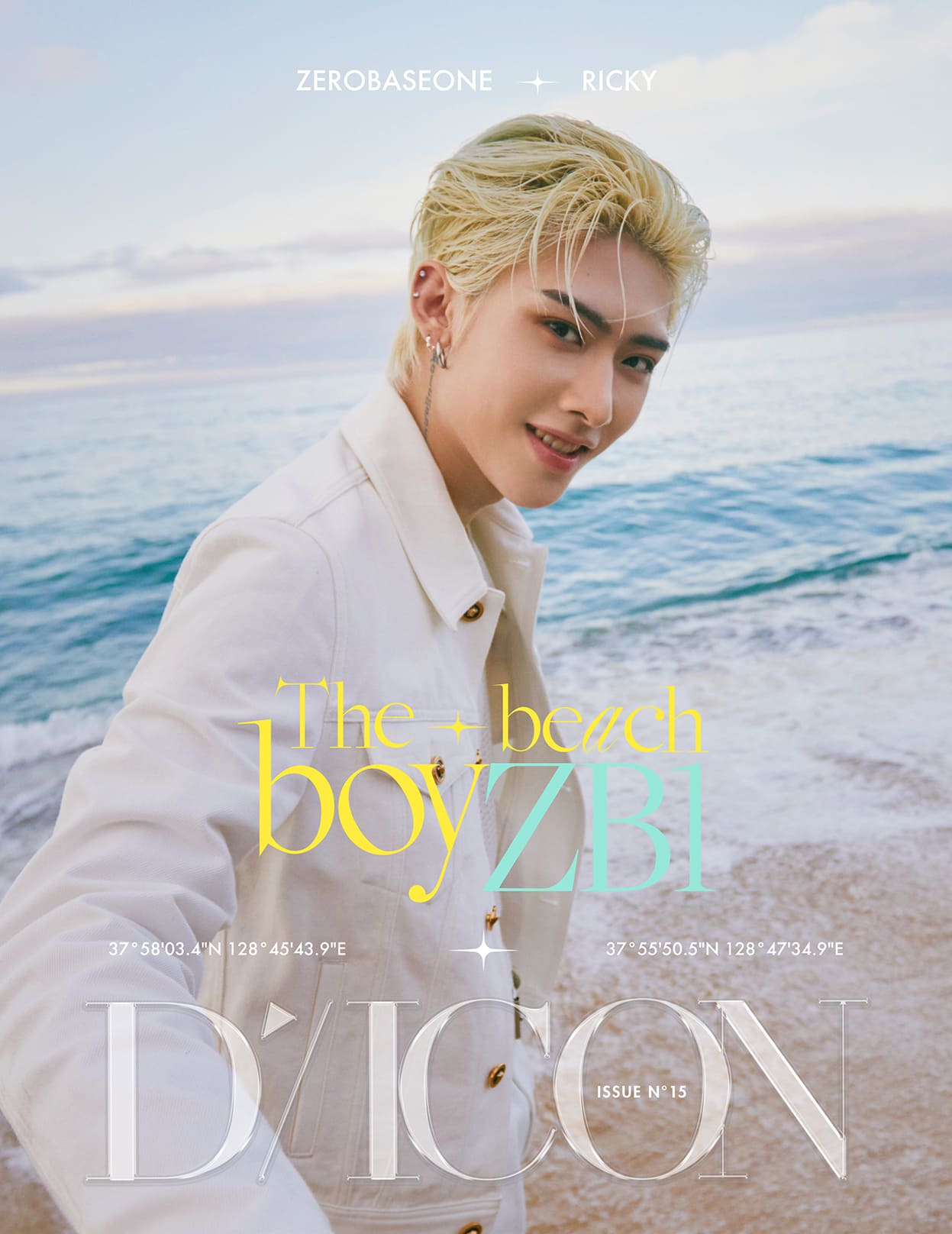 DICON VOLUME N°15 ZEROBASEONE : The Beach BoyZB1 Member Version – Dicon (Ricky / / ) | HobiEgo
