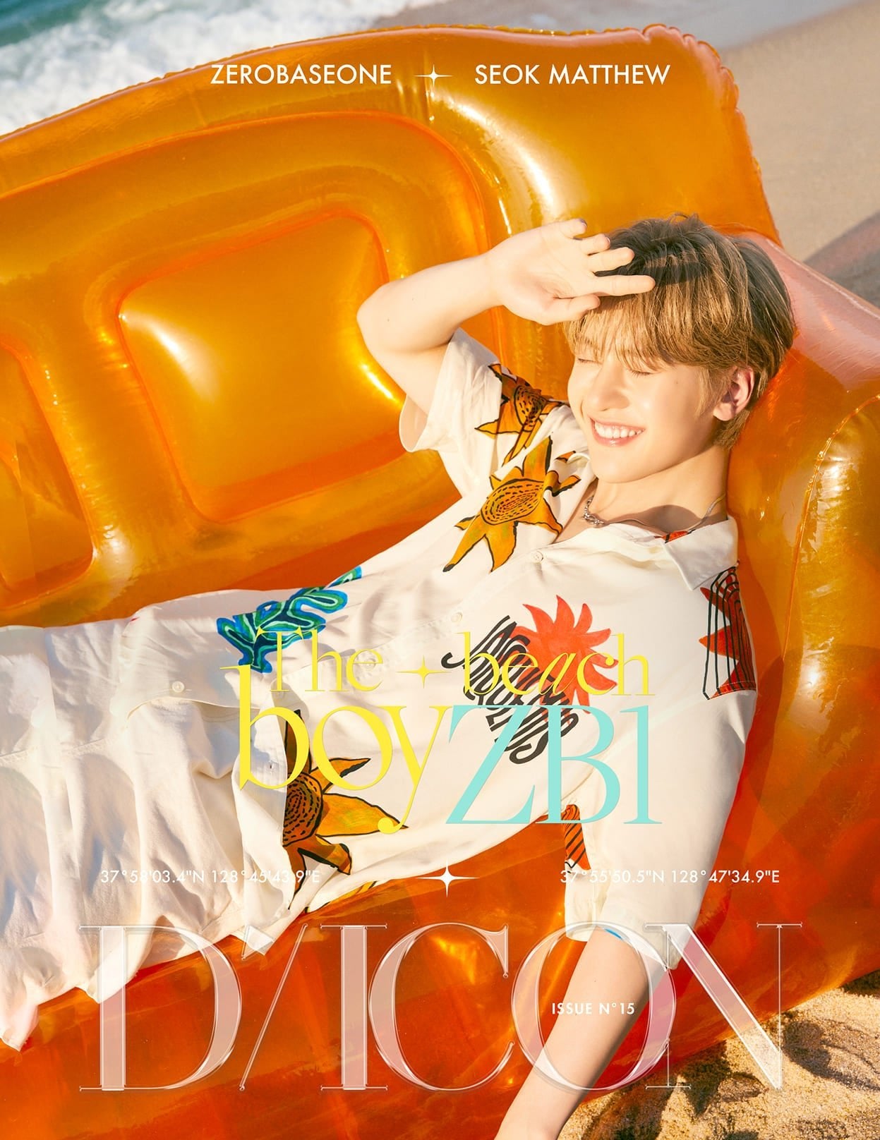 DICON VOLUME N°15 ZEROBASEONE : The Beach BoyZB1 Member Version – Dicon (Seok Matthew / / ) | HobiEgo