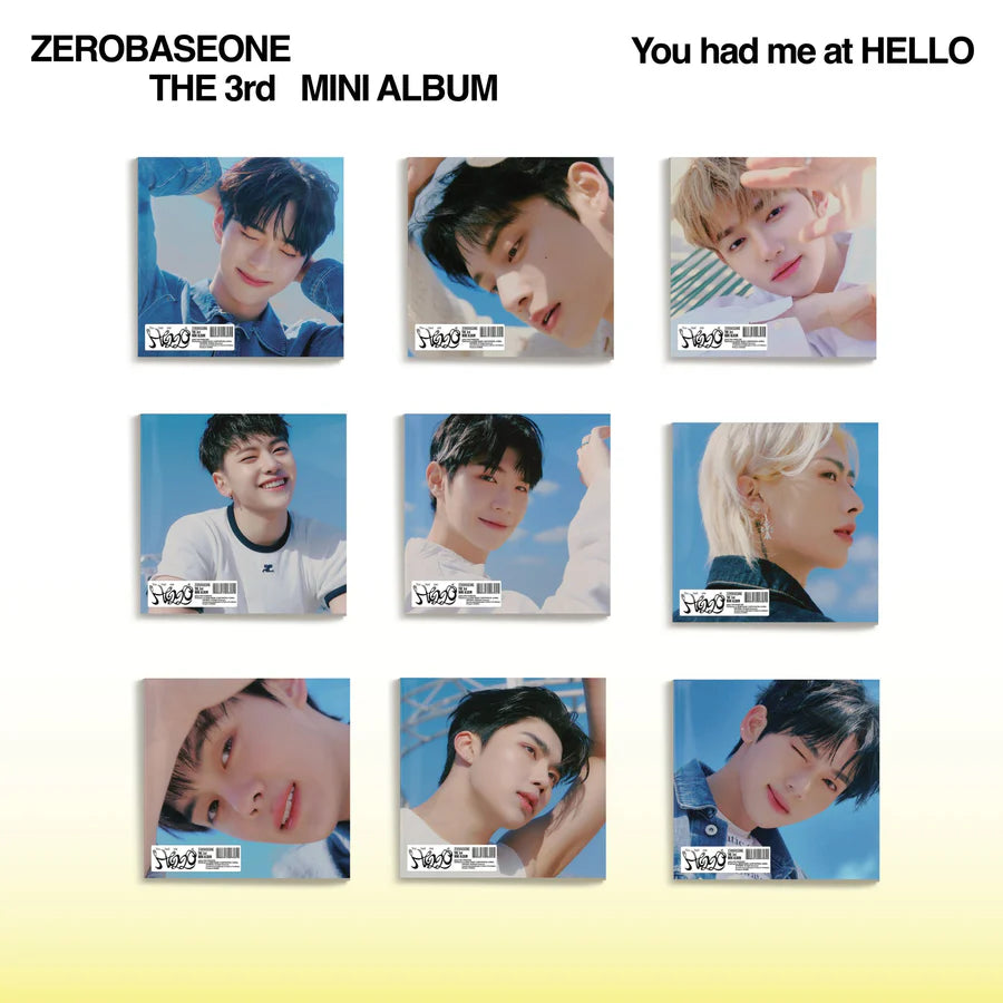ZEROBASEONE 3rd Mini Album You had me at HELLO (Digipack Version)