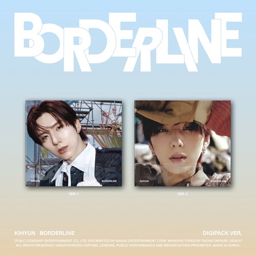 Kihyun (Monsta X) EP BORDERLINE (THE 3rd Digipack Version)