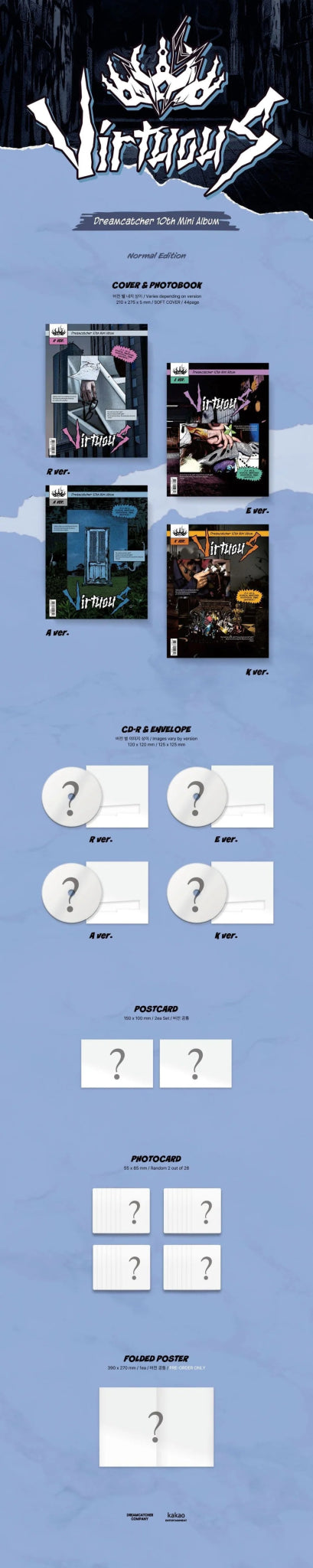 Dreamcatcher 10th Mini Album VirtuouS – album (R / / ) | HobiEgo