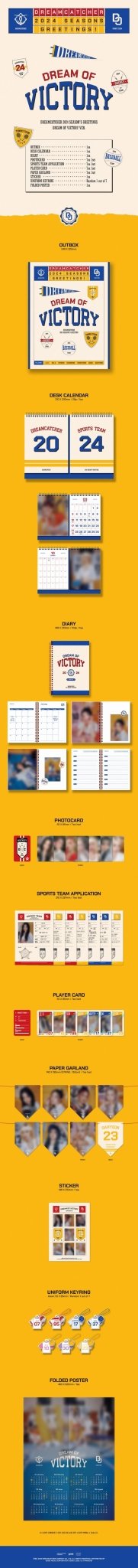 DREAMCATCHER 2024 Season's Greetings DREAM OF VICTORY – Season's Greetings ( / / ) | HobiEgo