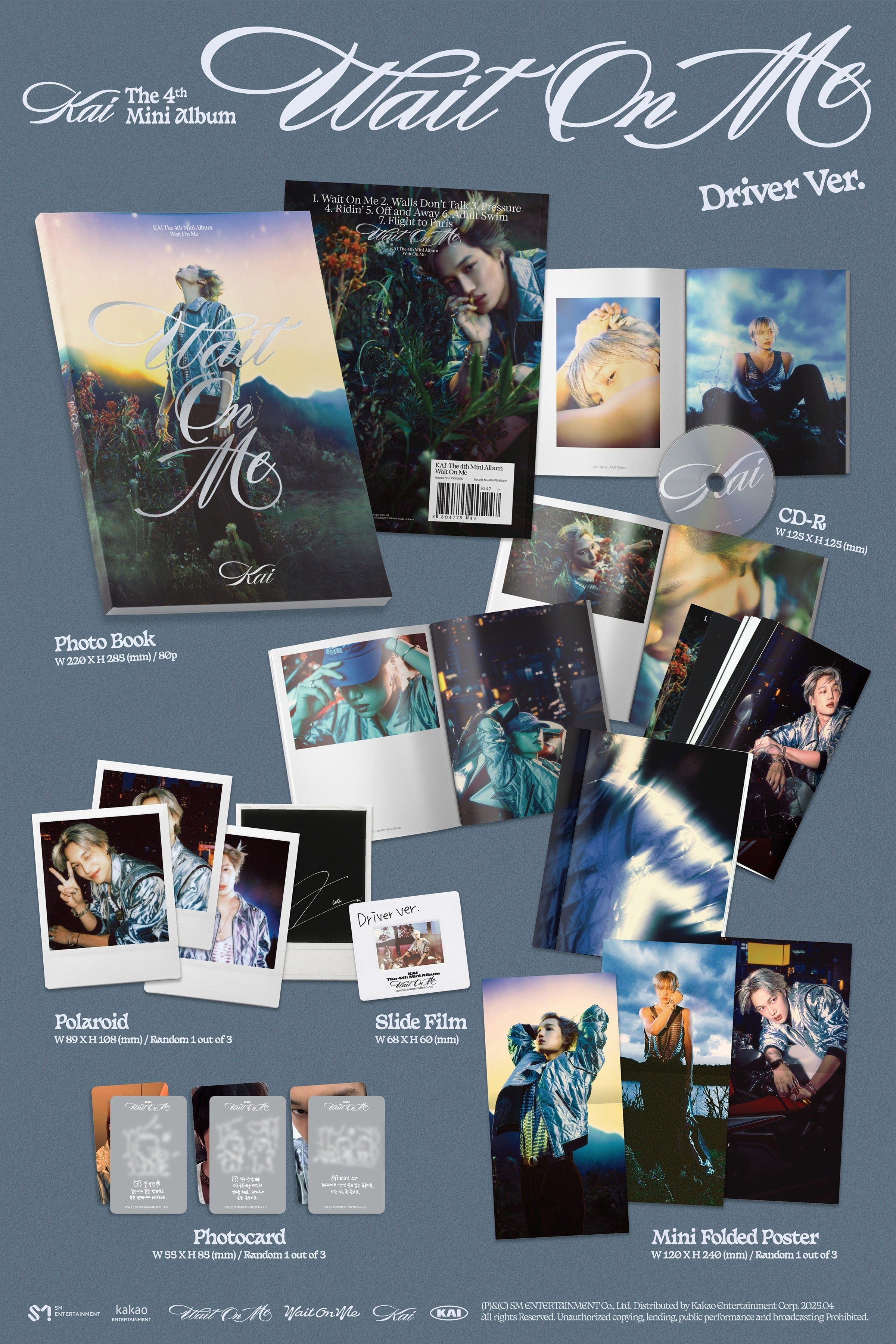 KAI 4th Mini Album Wait On Me (Photobook Version)