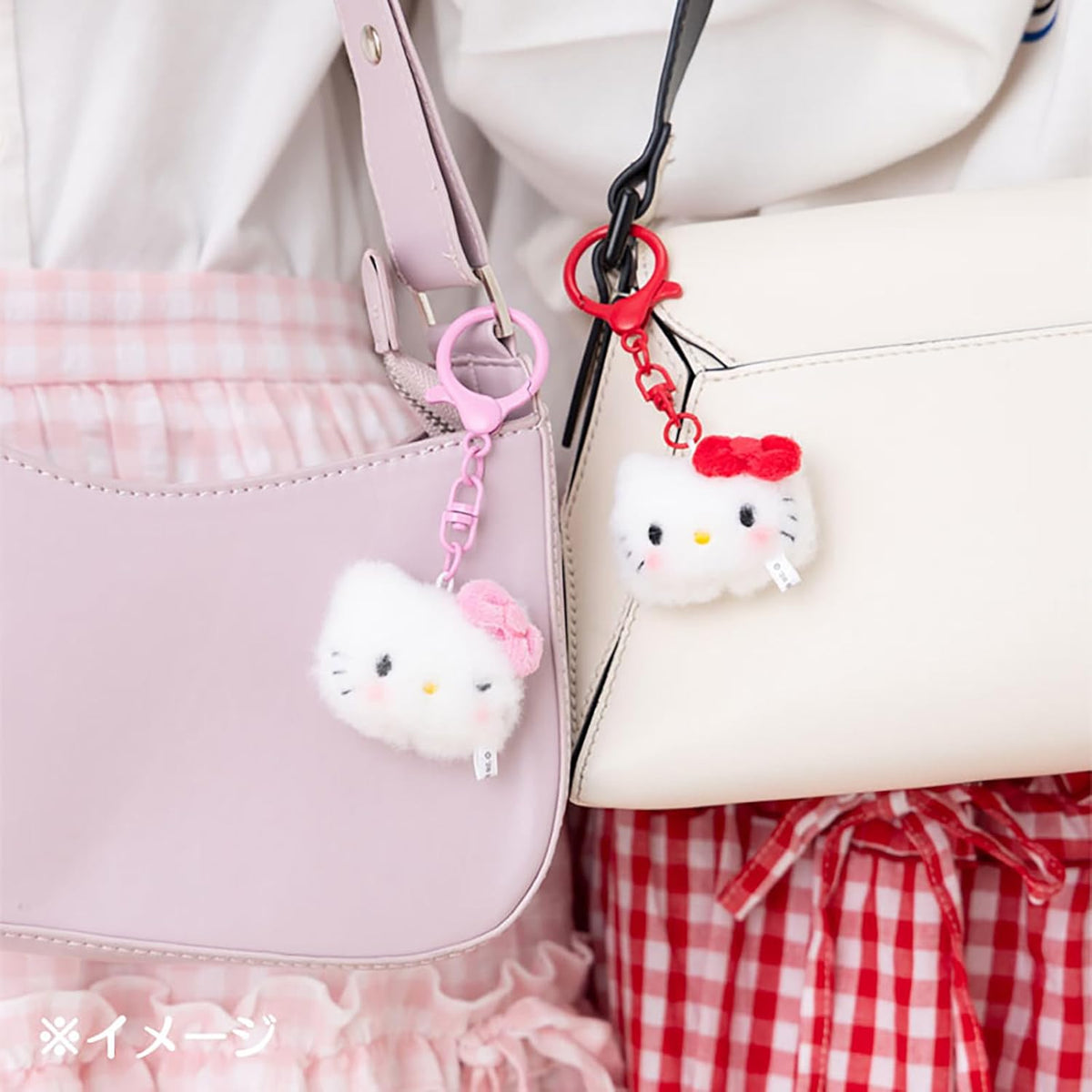 Sanrio Mini Mascot Keychain, Hello KittySet of 2