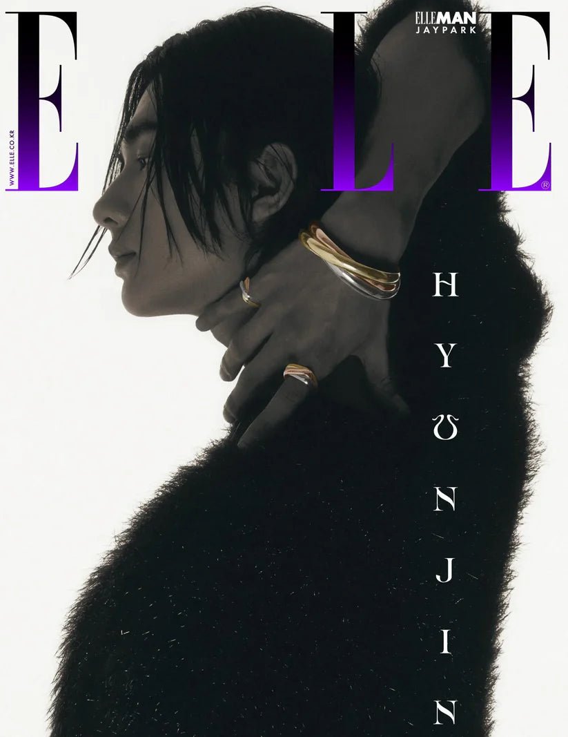 ELLE 2024.MAY COVER : STRAY KIDS HYUNJIN MAGAZINE – magazines (D (PURPLE) / / ) | HobiEgo