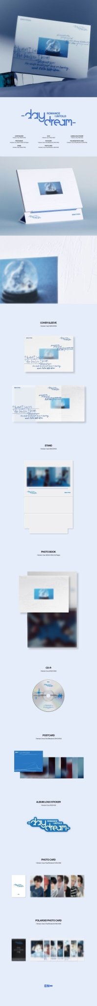 ENHYPEN 2nd Album ROMANCE : UNTOLD - daydream - (JAPAN Edition) – album ( / / ) | HobiEgo