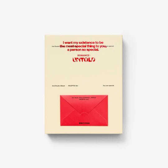 ENHYPEN 2nd Album ROMANCE : UNTOLD – album (INCEPTIO (Beige) / / ) | HobiEgo
