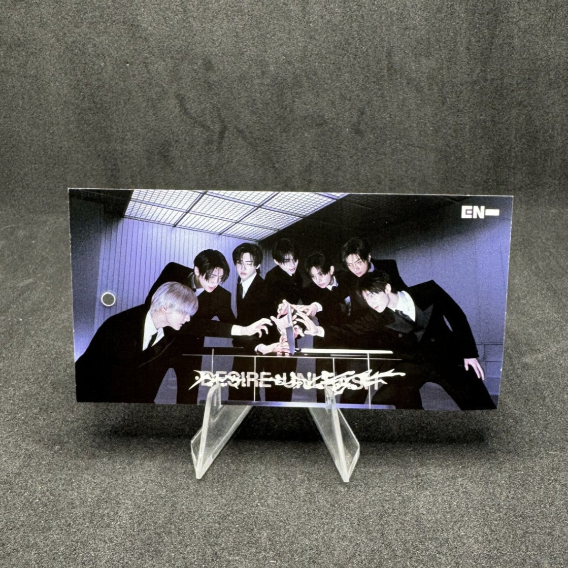 ENHYPEN 6th Mini Album DESIRE : UNLEASH APPLE MUSIC Photocards – Photocards (Bookmark / / ) | HobiEgo
