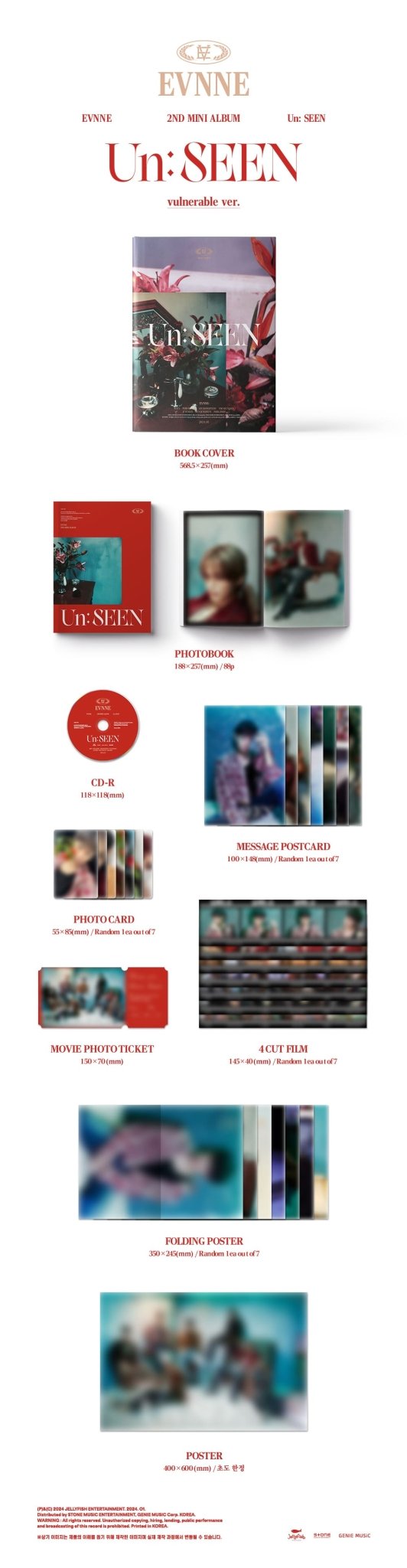 EVNNE 2nd Mini Album Un: SEEN – album (RASCAL / / ) | HobiEgo