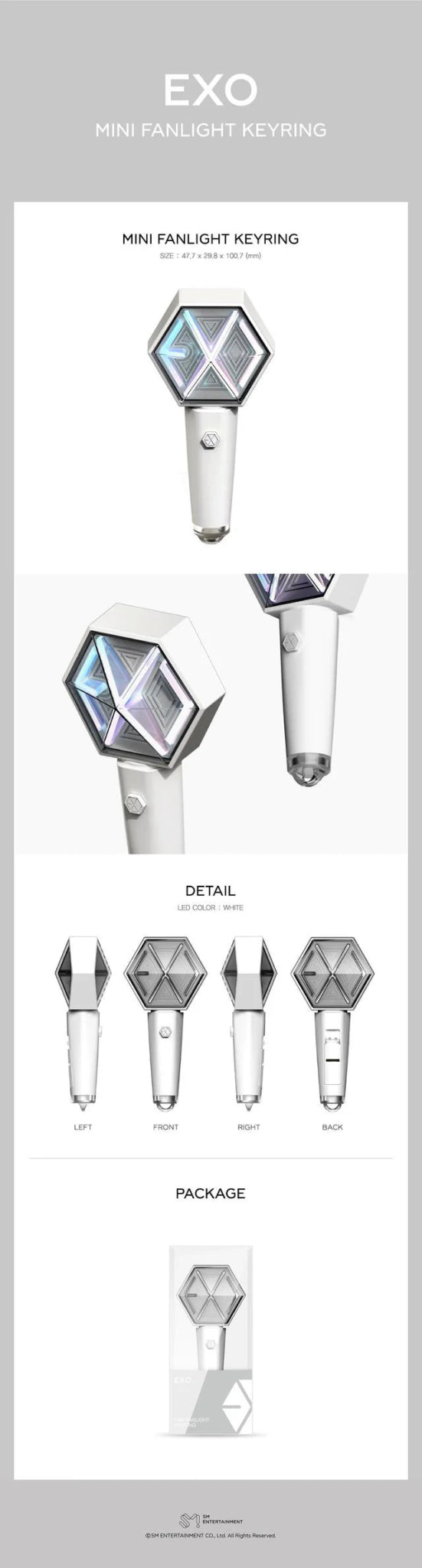 EXO Official Lightstick Keyring – Keyring ( / / ) | HobiEgo