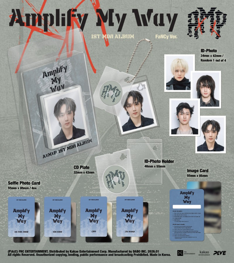 AxMxP 1st Mini Album Amplify My Way (FaNCy Version Random)