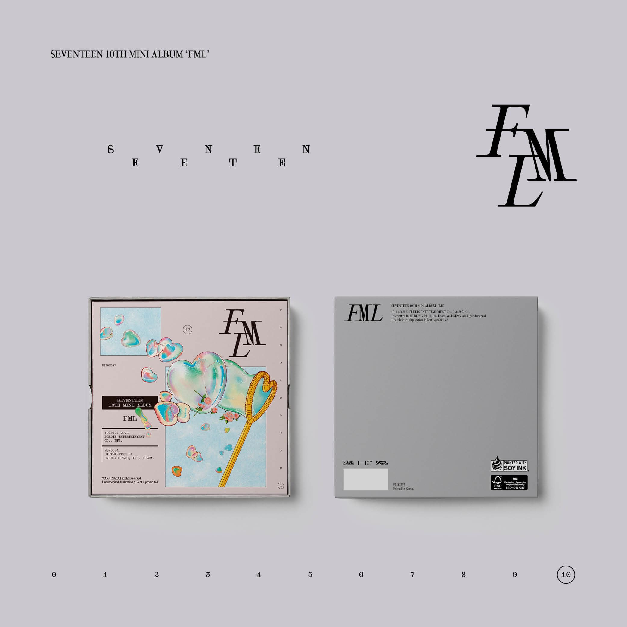 SEVENTEEN 10th Mini Album FML (CARAT Version)