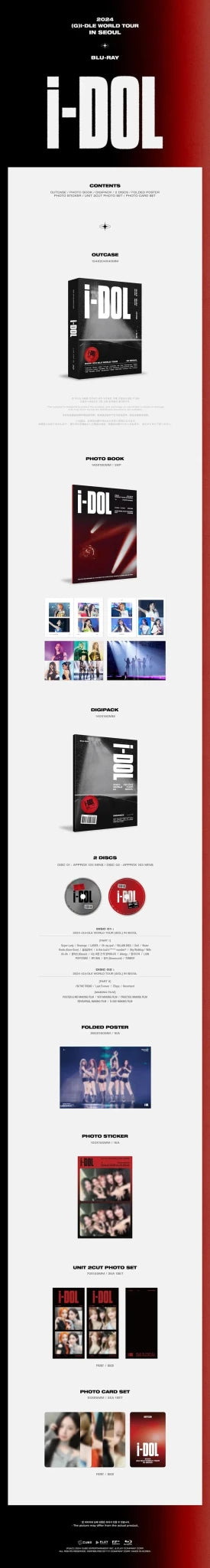 (G)I - DLE 2024 WORLD TOUR i - DOL IN SEOUL BLU - RAY – album 8809375128010 ( / / ) | HobiEgo K - pop Shop