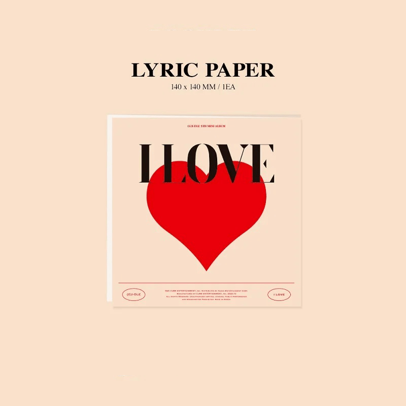 (G)I - DLE 5th Mini Album I LOVE – album (Born / / ) | HobiEgo