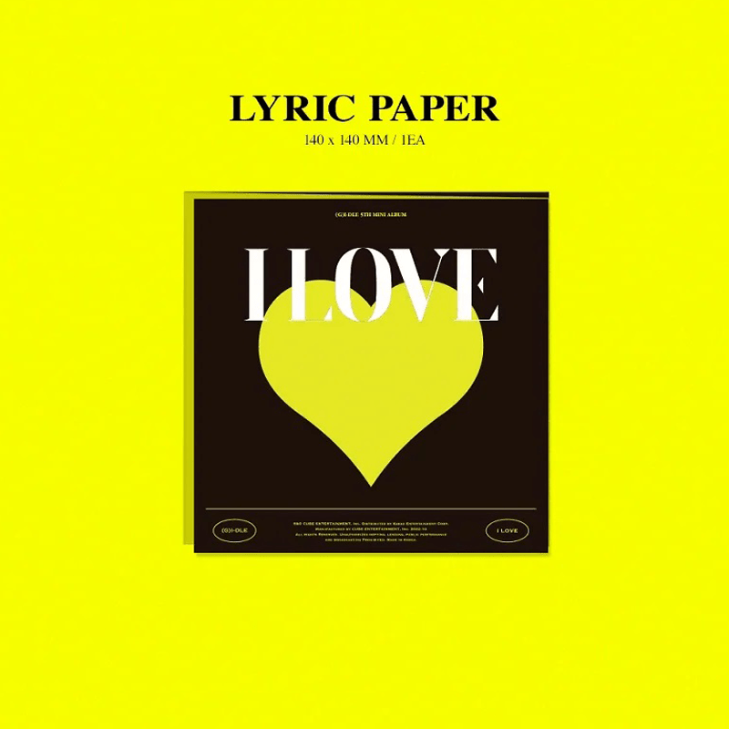(G)I - DLE 5th Mini Album I LOVE – album (Born / / ) | HobiEgo